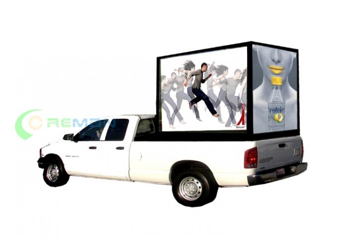 Big P6 Mobile Truck LED Display , LED TV Screen On Mobile 7000 Brightness 3535 2727 Lamp