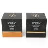 Buy cheap Black Cosmetic Packaging Boxes With Gold Foil Logo White Interior from wholesalers