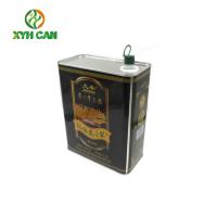 Buy cheap Tin Cans for Olive Oil Rubber Stopper Empty Metal Cans Cooking Oil Cans CMYK product