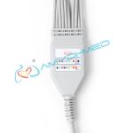 ECG Wire EKG Cable NIHON KONDEN DB15P 2.4m 10 Lead Banana EKG ECG Cable