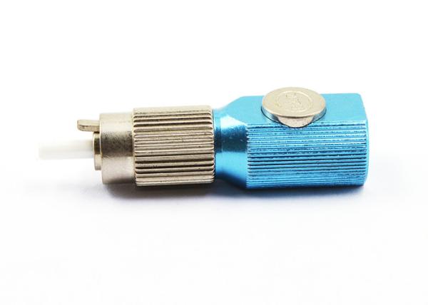 Buy cheap Single Mode Round FC Bare Fiber Adapter Zirconia Ferrule 0 . 2dB Insertion Loss from wholesalers