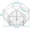 Buy cheap 360 degree spinning Acrylic Rotating Organizer 7 Compartment for Pen And Pencil from wholesalers