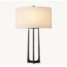 Buy cheap 150w Hammered Iron Base Bedside Table Lamps With Wireless Charger from wholesalers