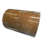 Wood Grain Printing Color Coated Steel Coil ASTM A755 EN 10346