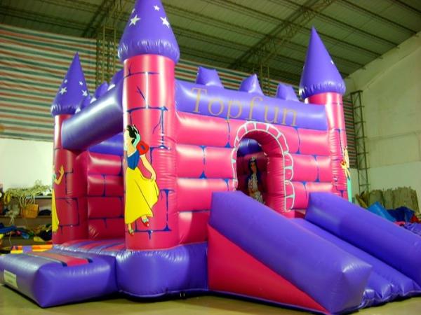 Buy cheap Water Proff Artwork Princess Water Jumping Castles Pink 6 x 6m Awesome Combo from wholesalers