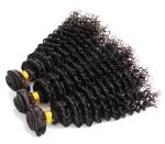 9A Natural Kinky Curly Hair Bundles Double Drawn Hair Extensions Weft