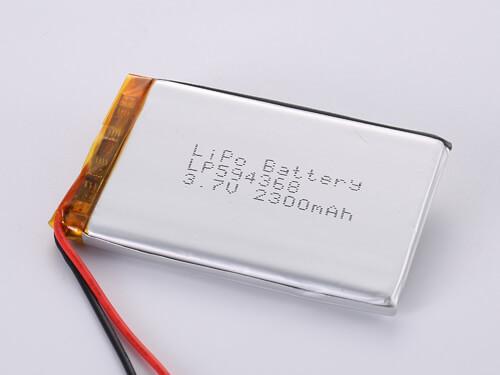 lithium polymer battery 3.7V lp594368,lp595370,lp605056,lp953566 2000mah,