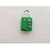 Buy cheap Green TSA Combination Padlock TSA 21009 64.9g With Logo Printed BSCI Certified from wholesalers