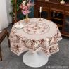 Buy cheap Oil-Proof PVC Round Plaid Tablecloth for 10-Person White Round Table Classic Style from wholesalers