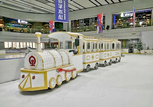 Buy cheap Shopping Mall Electric Mini Train For Children Track Less Train 35kw from wholesalers