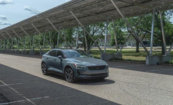 Buy cheap Polestar 2 Large Electric Cars 485km Fast Charging SUV 4 Seater Cars 160km/h from wholesalers