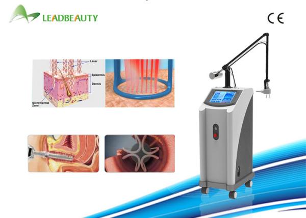 Quality 40W Output 10600nm Fractional Co2 Laser Wrinkles Removal Machine With RF Tube for sale