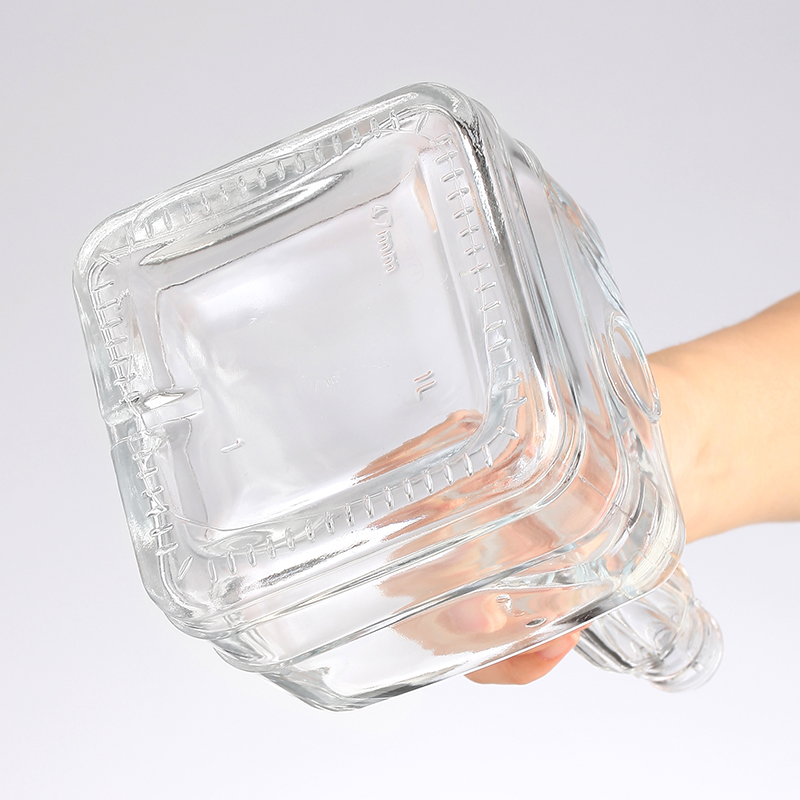 250ml/500ml/750ml Recycled Empty Frost Whisky Flask Vodka Bottle for Wine Glass Bottle