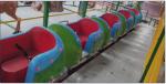 1.9m Height Mini Roller Coaster 4 - 7km/H Speed 1.4 Meters Track Width ISO9001