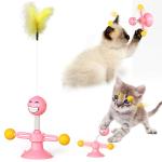 Food Grade Cat Pet Toys TPR Cat Spring Toys Kitty Interactive Ball