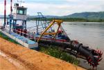 30m Length Gold Dredge Boat 25m River Dredging Machine