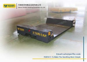 Wholesale Ultra Low Table Die Transfer Cart Railway Electric Flat Trailer For Foundry Plant from china suppliers