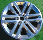 22x9.5 Polished Replacement Ford Replica Wheels 3993 For 2015-2017 Ford