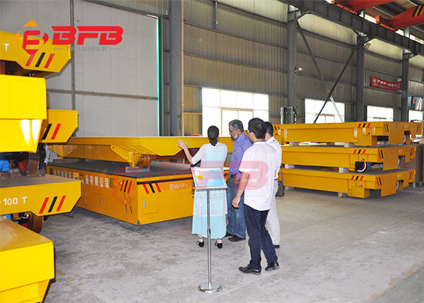 Battery Operated Transport Cart 10 Tons Capacity With Remote Control