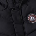 Bilemi Solid Black Thick Hooded Warm Boys Winter Jacket Fashion Parka Kids
