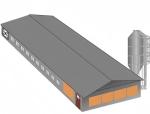 Q235B Q355B Carbon Steel Poultry House Prefabricated Steel Structure Farm House