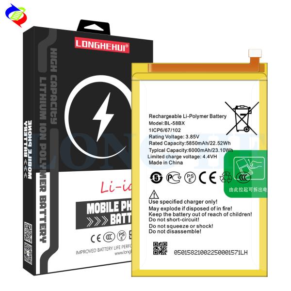 Buy cheap 6000mAh BL-58BX X680 mobile phone battery for infinix Hot 9 play battery from wholesalers