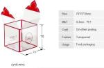 Window box PP box Special creasing PP box Alternatives to gift box Alternatives
