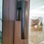 Aluminum Seamless Casement Window Door Rosewood Upvc Windows