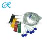 Buy cheap Double Ear Electrode Snap Connector , Black / Red / Yellow EKG Machine Cable from wholesalers