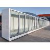 Buy cheap Swinging Glass Door Reach In Remote Wall Merchandiser Freezer In White from wholesalers