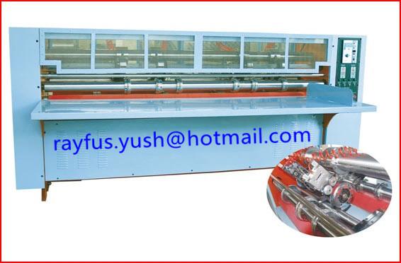 Buy cheap Safety Cover Slitter Scorer Machine Pre Crease Thin Blade Knife Nice Cut Edge from wholesalers