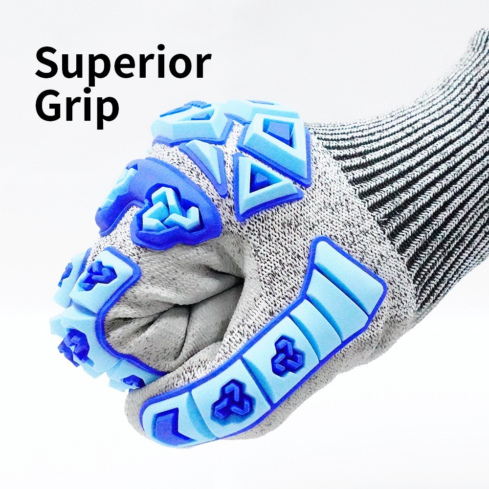 Customizable PU Protective Gloves Advanced Anti-collision Safety Gloves Anti-slip Anti-puncture Labor Protection Gloves