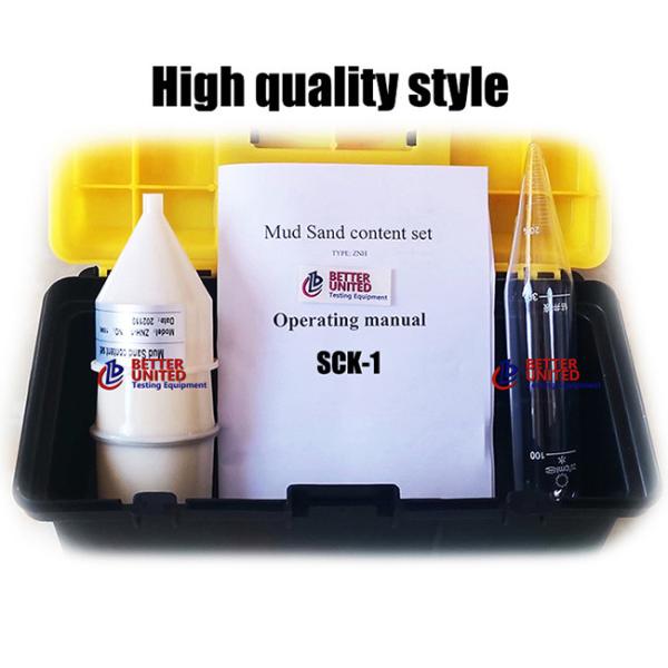 Buy cheap Cylinder Capacity 100ml Sand Content Test Kit INTERTEK Certified from wholesalers