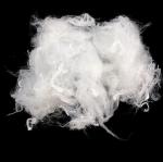 3D×64mm Solid Recycled PET Fiber Anti Distortion For Non Woven Fabric