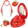 Buy cheap Ergonomic Strawberry Stem Remover Tool , Commercial Strawberry Slicer from wholesalers