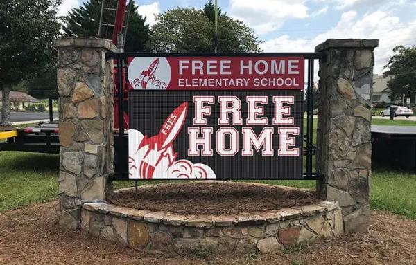 Buy cheap Full Color Led Monument Signs Outdoor Advertising Ip65 Waterproof from wholesalers