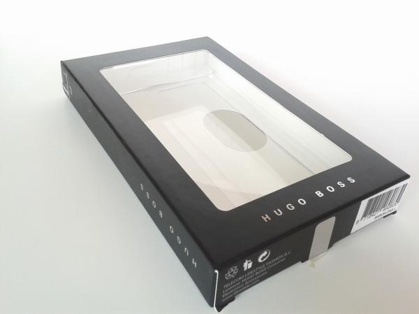 Buy cheap Fashion Card Board Packaging Box For Phone Case, Matt Lamination Black Paper Board Box from wholesalers