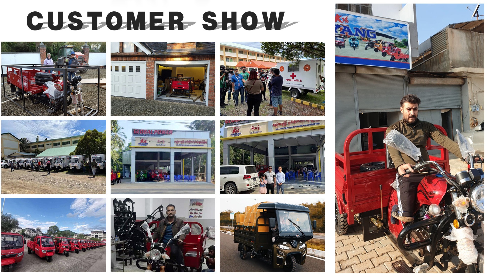 1 Passenger Motorized Tricycles with Single Cylinder 4 Stroke Engine at Competitive