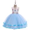 Buy cheap A Line Flower Holiday Birthday Wedding Party Dresses 14years Size from wholesalers