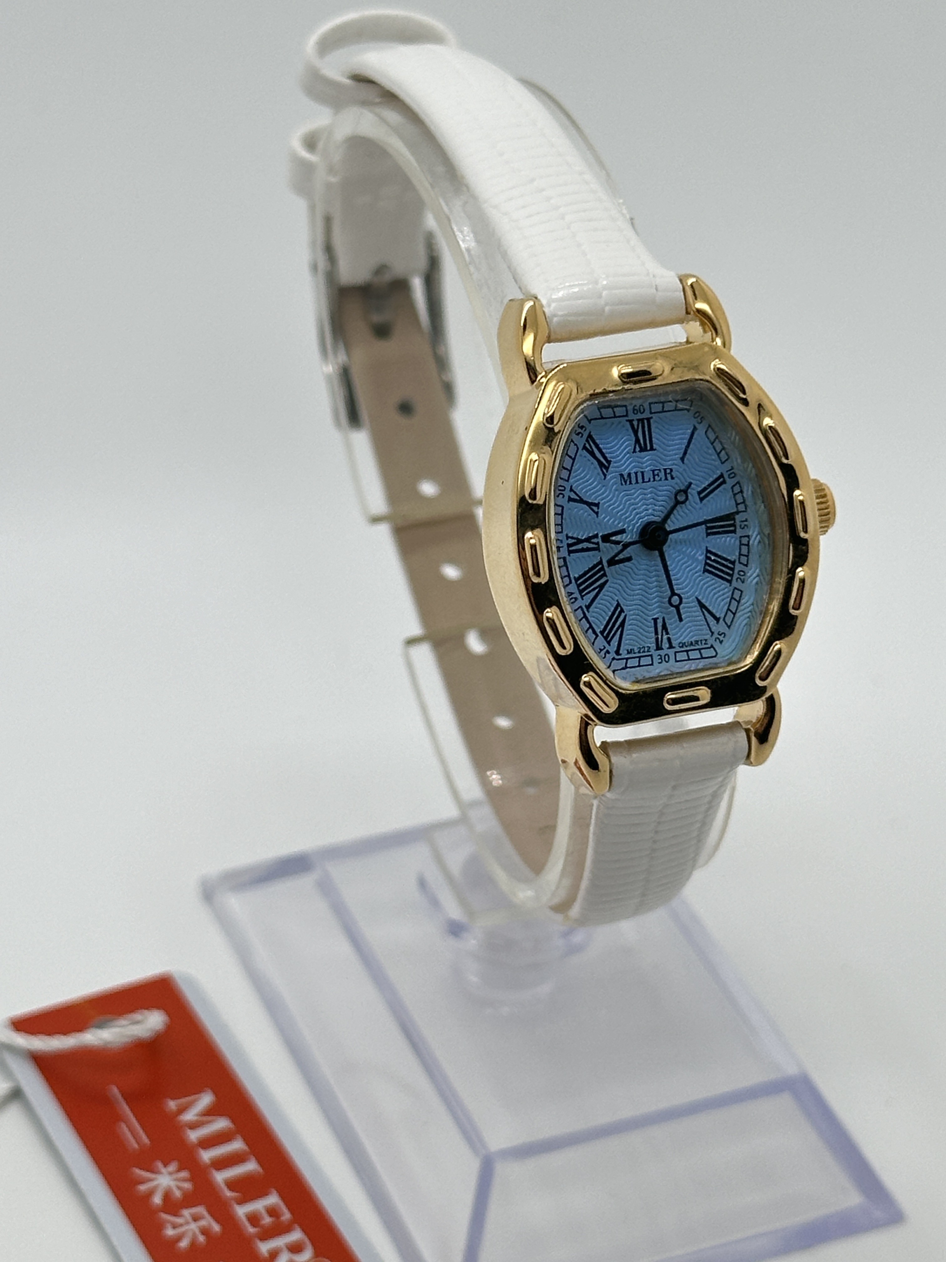 Classic Buckle Leather Watch Band Strap 22mm Width Custom Logo