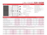 Power Station Use Dual 144 Cells White Frame 6bb Bifacial Double Hbd Glass 540w