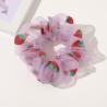 Buy cheap Oversize Xxl Hair Scrunchies Band Hand Embroidered Scrunchie Small Flower Fruits Pattern 14cm 12cm from wholesalers