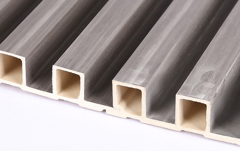 Acoustic Interior wall decor wood 3d wall panel slat WPC Cldding WPC Fluted Wall Panels