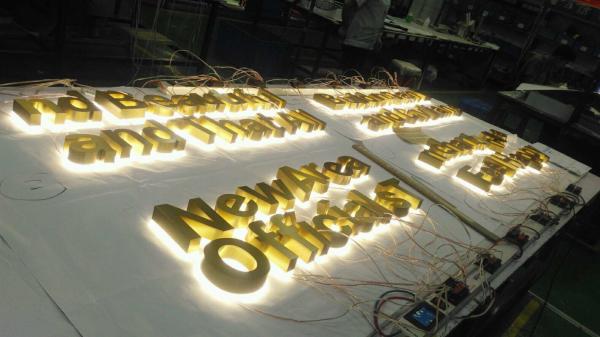 Buy cheap SS Backlit Channel Letter Signs Board 3200K 30mm For Advertising from wholesalers