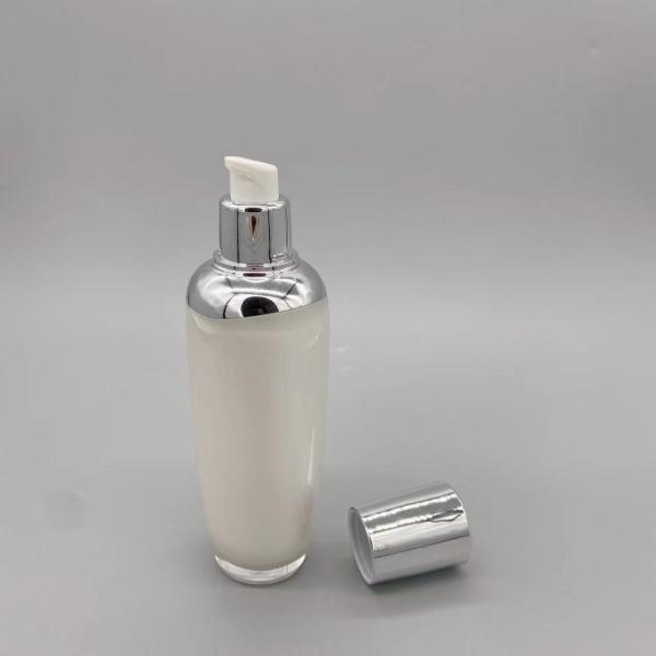 Buy cheap 80ml Oval Cylinder Plastic PS Skin Toner Bottle Cosmetic Packaging from wholesalers