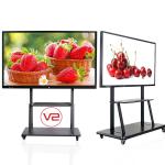 Buy cheap High Resolution Portable Smart Board Interactive Whiteboard IR Touch 100 Inch 550 Cd/M² from wholesalers