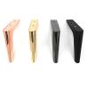 Buy cheap L Shaped Furniture Parts Powder Spraying 170mm Black Metal Sofa Legs from wholesalers