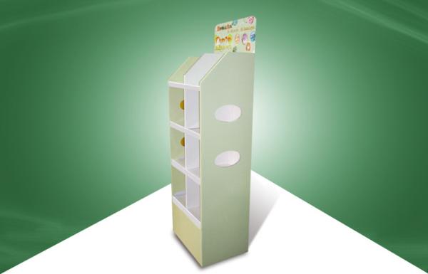 Buy cheap 4 Tire POS Cardboard Display Shelf Cardboard Retail Display Stands from wholesalers