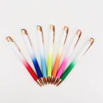 Creative Gradient Aluminum Ballpoint Pen Colorful Spray Painting 0.35mm Writing