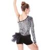 Buy cheap Beautiful Sequins Jazz Tap Costumes Diagonal - Neck Biketard Dance Costume from wholesalers